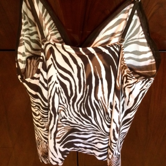 ❤️Josie Natori Zebra Print Camisole/Tank*NEW - Picture 7 of 8
